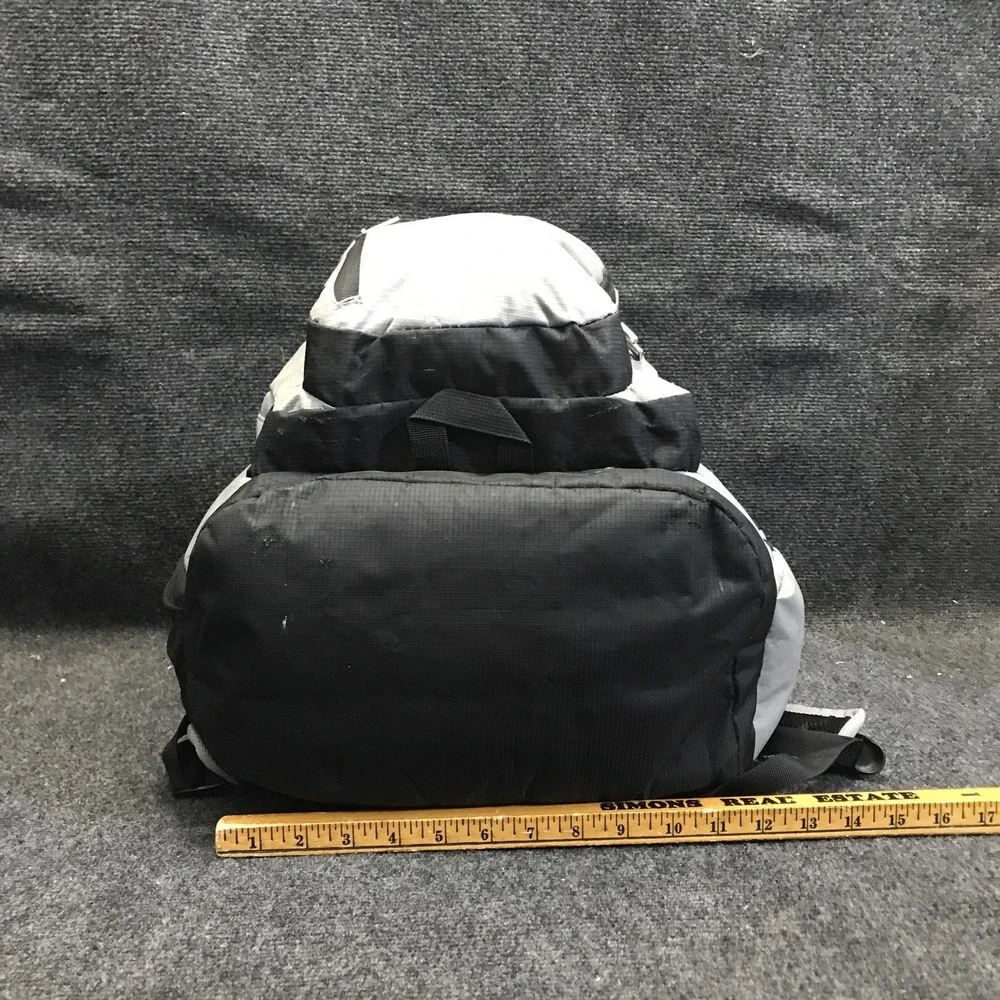 Lucky Brand & Co. Vintage Style Gray/Black Backpack‎ Laptop Computer Bag Daypack